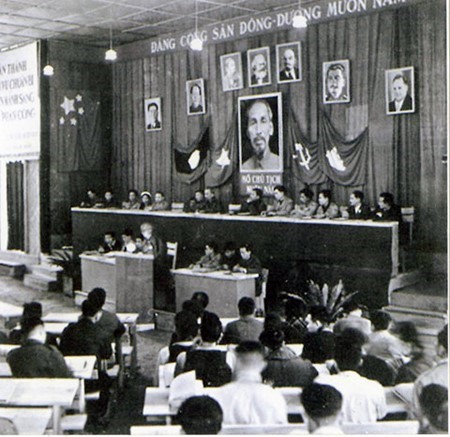 El segundo Congreso Nacional del Partido.
            (Fuente: Museo de Historia Nacional)